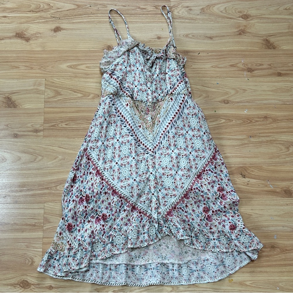 O’neal button up patterned dress